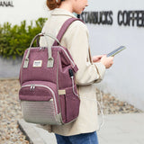 Wickelrucksack Uni Plus+ Set mit USB Anschluss