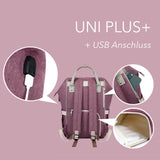Wickelrucksack Uni Plus+ Set mit USB Anschluss