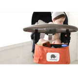 Kinderwagentasche am Kinderwagen